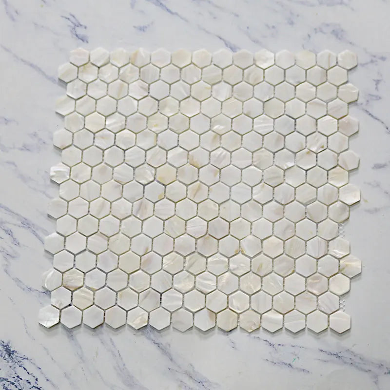 wholesale Shell Mosaic Tile Natural White Mother of Pearl Wall Backsplash Bathroom Tiles fish scale sheet kitchen buymosaictils