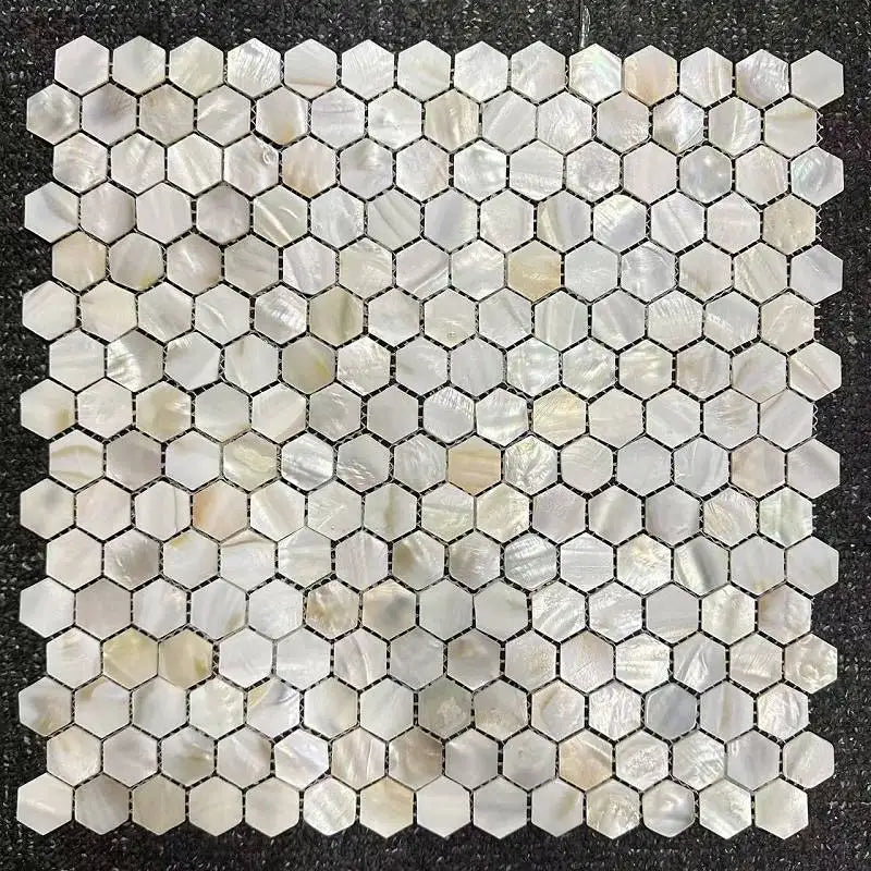 wholesale Shell Mosaic Tile Natural White Mother of Pearl Wall Backsplash Bathroom Tiles fish scale sheet kitchen buymosaictils