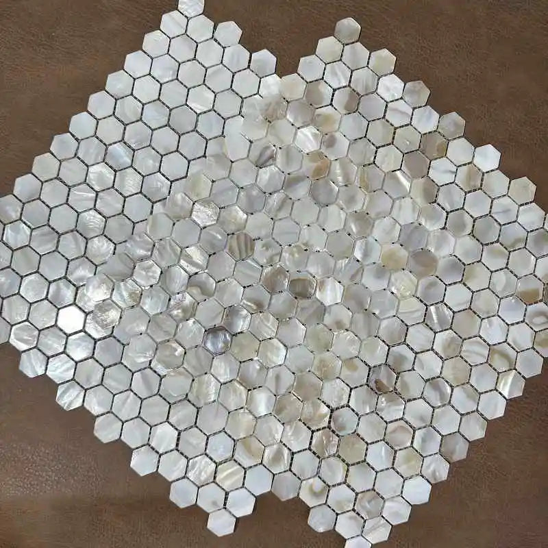 wholesale Shell Mosaic Tile Natural White Mother of Pearl Wall Backsplash Bathroom Tiles fish scale sheet kitchen buymosaictils